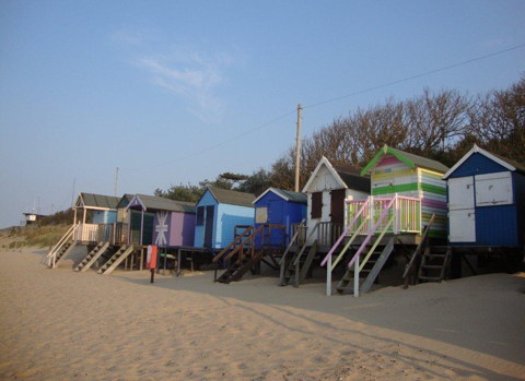 Beach Huts Wells next the Sea